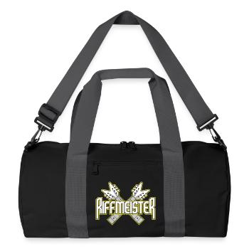 Riffmeister Crossed Guitars - Recycled Duffel Bag - black/graphite grey - Front