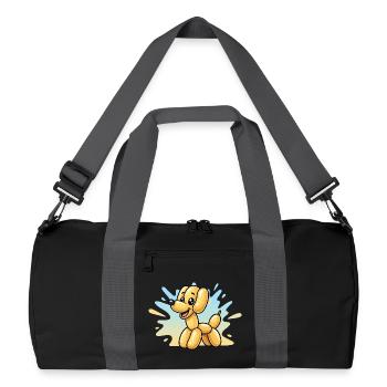Chien ballon au soleil - Sac de sport recyclé - noir/gris graphite - Devant