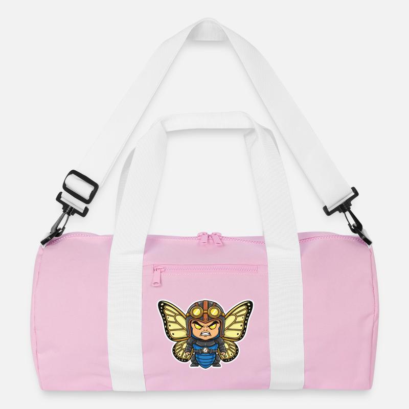 Steampunk Aviator Schmetterlingsblaue Rüstung Recycelte Duffel Bag