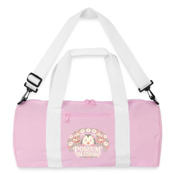 Possum Blossom - Recycled Duffel Bag - pink/white - Front