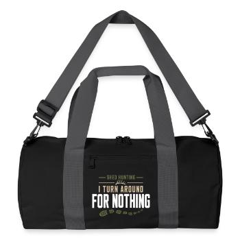 Chasse-écailles-chasseur-bois-cerf-cerf-cerf de Virginie - Sac de sport recyclé - noir/gris graphite - Devant