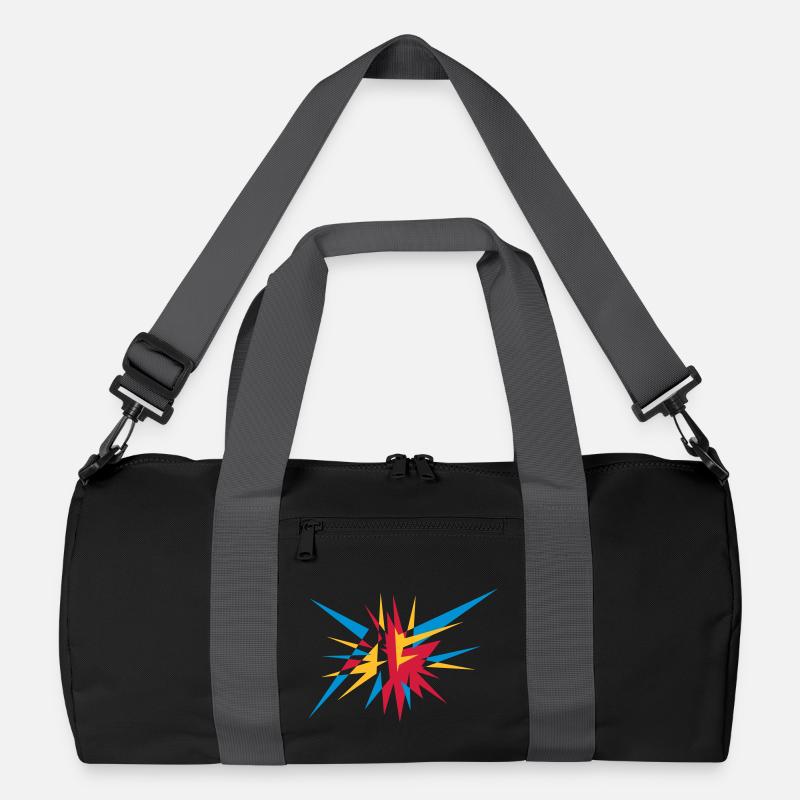 Explosion und Strahlen Recycelte Duffel Bag