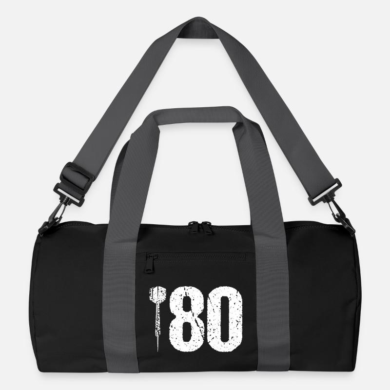DART DARTS 180 ONEHUNDREDANDEIGHTY DARTS PLAYER - Recycled Duffel Bag - black/graphite grey