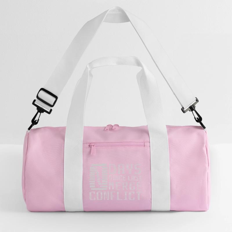 Merge Conflict Software Developer Developer geek Recycled Duffel Bag