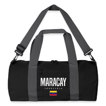 Maracay Venezuela - Recycelte Duffel Bag - Schwarz/Graphitgrau - Vorne