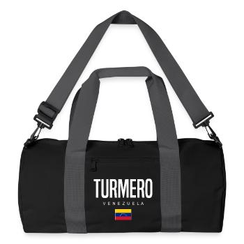 Turmero Venezuela - Recycelte Duffel Bag - Schwarz/Graphitgrau - Vorne