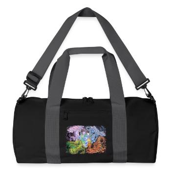 Fantasy Saisons Dragons Terre Mythologie - Sac de sport recyclé - noir/gris graphite - Devant