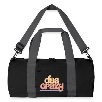 Das crazy - Recycelte Duffel Bag - Schwarz/Graphitgrau - Vorne