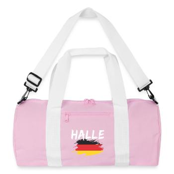 Hall Allemagne Drapeau - Sac de sport recyclé - rose/blanc - Devant