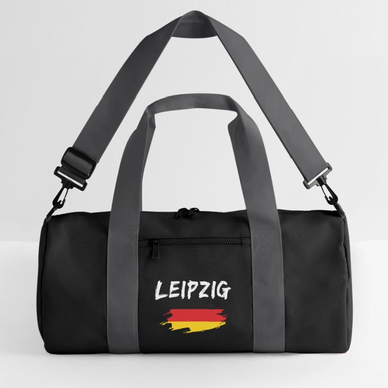 Leipzig Allemagne Drapeau Sac de sport recyclé