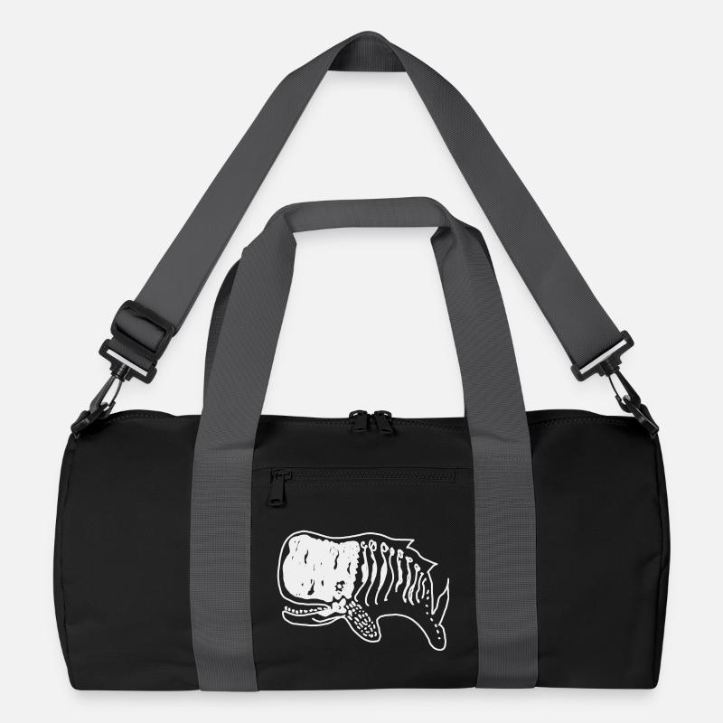 Whale - Recycled Duffel Bag - black/graphite grey