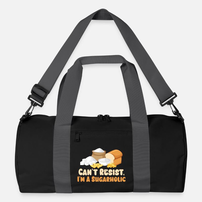 Sugarholic Kitchen Graphic Tee Recycled Duffel Bag
