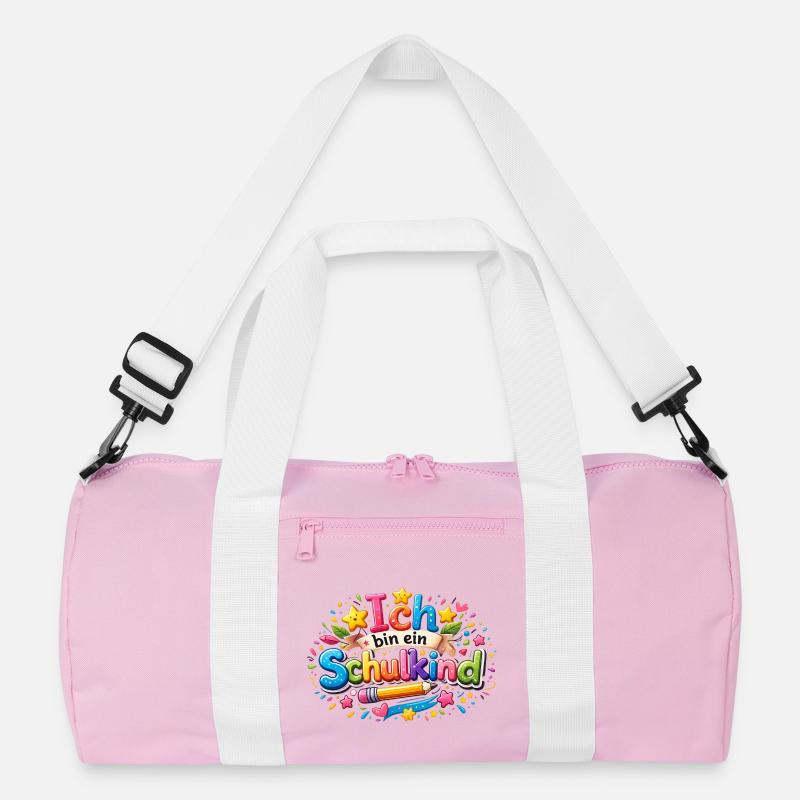 Ich bin ein Schulkind Einschulung Geschenk Recycelte Duffel Bag