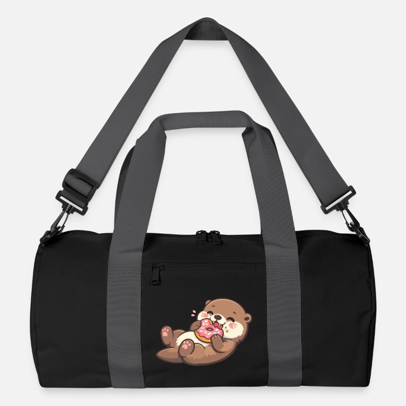 Kuschelbär mit Donut Recycelte Duffel Bag