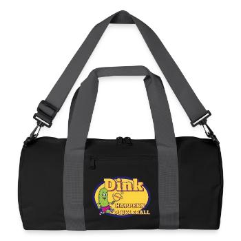 Pickleball Dink Happen, drôle d’amour du pickleball - Sac de sport recyclé - noir/gris graphite - Devant