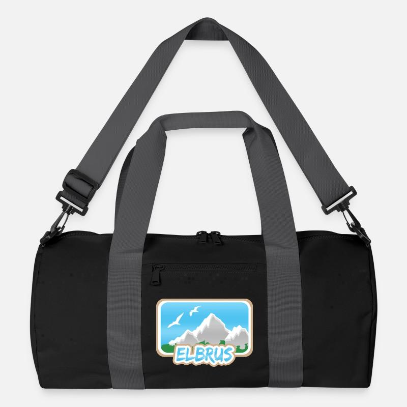 Elbrus as a mountain Recycled Duffel Bag