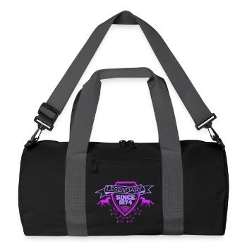 Équitation 1974 - Sac de sport recyclé - noir/gris graphite - Devant