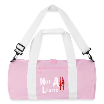 Not All Lions 2... - Sac de sport recyclé - rose/blanc - Devant