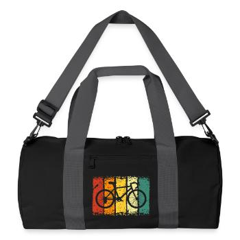 bicycle - Recycled Duffel Bag - black/graphite grey - Front