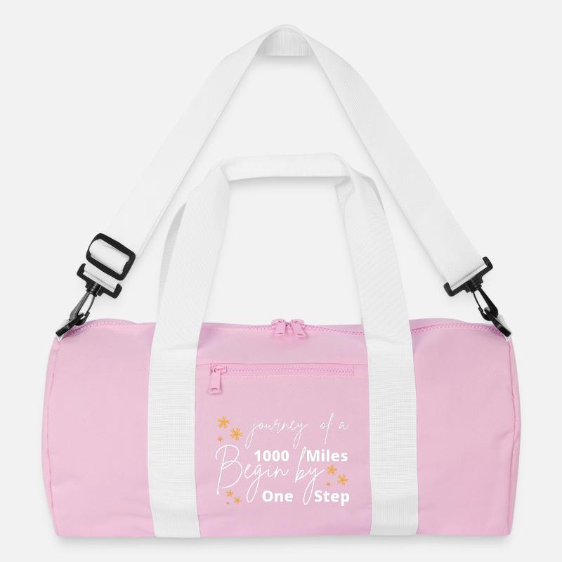Eine Reise von tausend Meilen beginnt mit einem einzigen Schritt Recycelte Duffel Bag