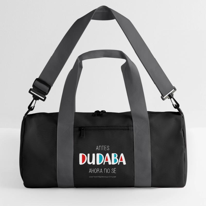 J’avais l’habitude de douter (sombre) Sac de sport recyclé