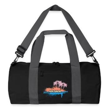 Cadeau pour la Grenade - Sac de sport recyclé - noir/gris graphite - Devant