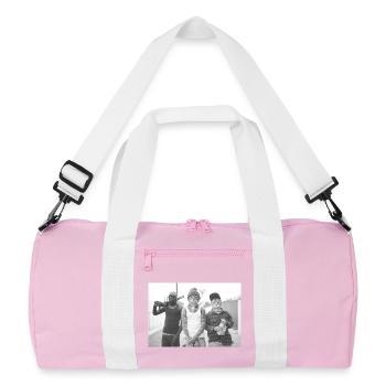 Trio Charognards Chats - Sac de sport recyclé - rose/blanc - Devant