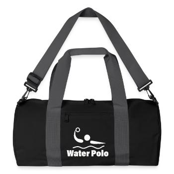 Waterpolo - Sac de sport recyclé - noir/gris graphite - Devant