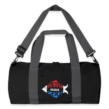 Egmond aan zee - Recycled Duffel Bag - black/graphite grey - Front
