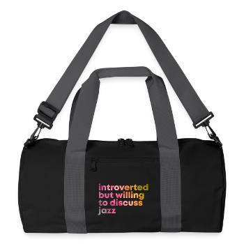jazz - Sac de sport recyclé - noir/gris graphite - Devant