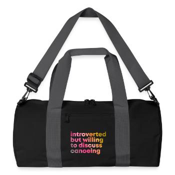 Canoeing - Recycled Duffel Bag - black/graphite grey - Front