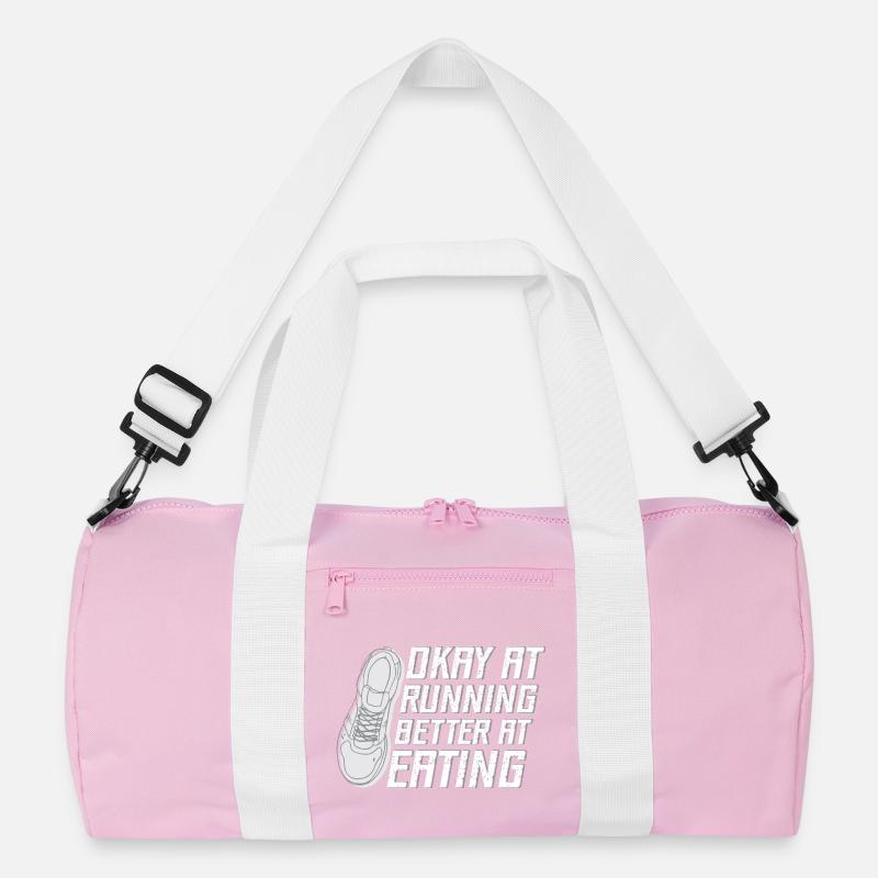 Marathon Runner Okay At Running Gift Recycelte Duffel Bag