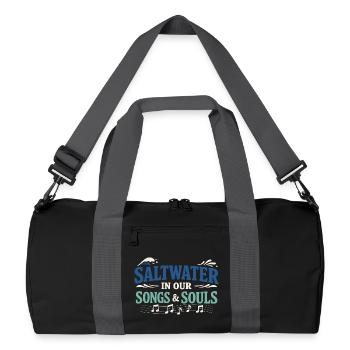 Shanty Crew folk music community - Recycled Duffel Bag - black/graphite grey - Front