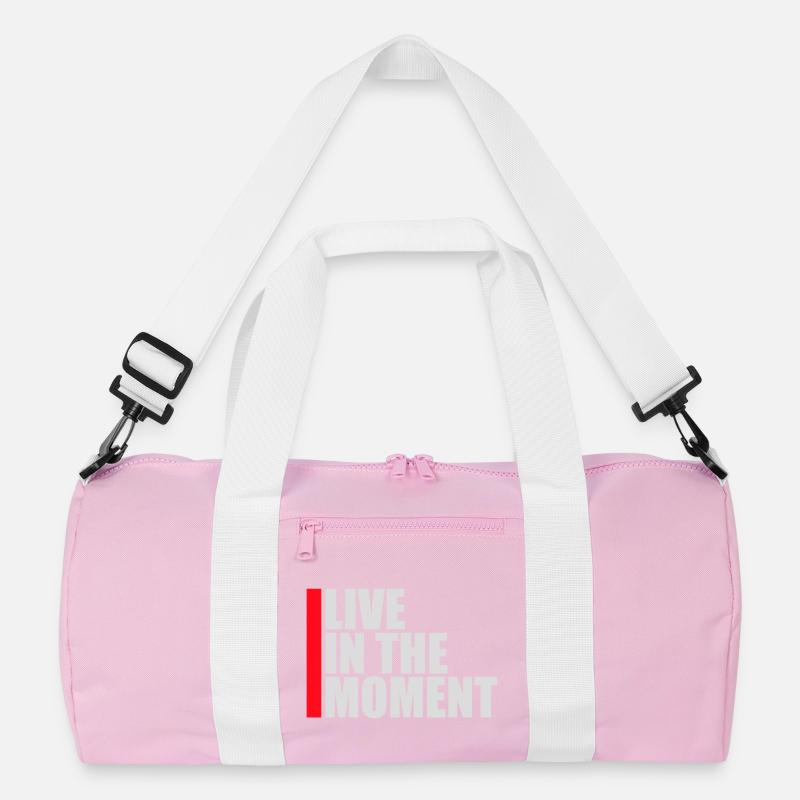 Live In The Moment Achtsamkeit Präsenz Bewusstsein Recycelte Duffel Bag