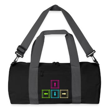 Jeu vidéo Gamer Gaming - Sac de sport recyclé - noir/gris graphite - Devant