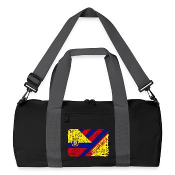 Equateur drapeau design / cadeau Amérique du Sud - Sac de sport recyclé - noir/gris graphite - Devant