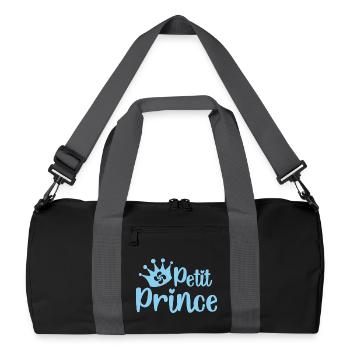 Petit Prince Basque - Sac de sport recyclé - noir/gris graphite - Devant