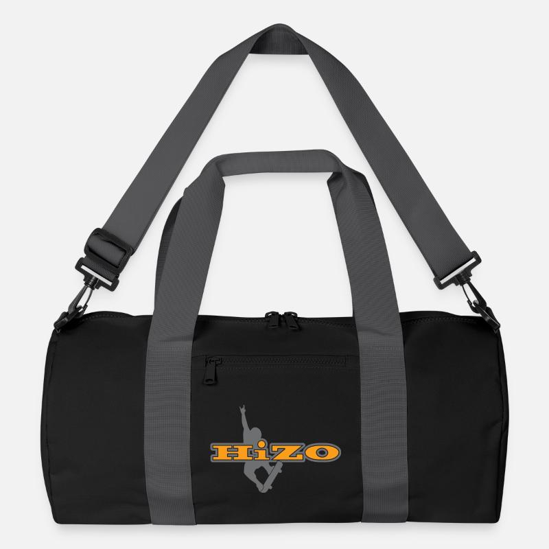HiZo Skater - Recycelte Duffel Bag - Schwarz/Graphitgrau
