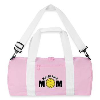 Water-polo maman maman maman - Sac de sport recyclé - rose/blanc - Devant