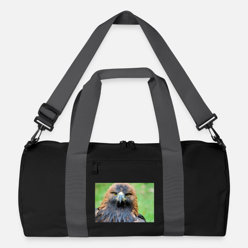 Eagle view in the morning light Recycled Duffel Bag