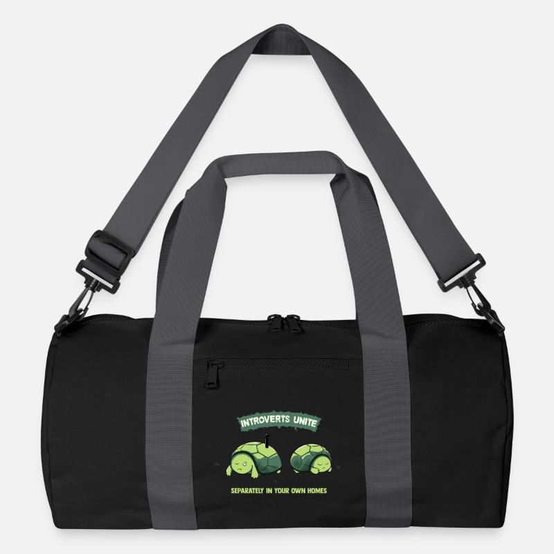 Introverts Unite Schildkröten Recycelte Duffel Bag