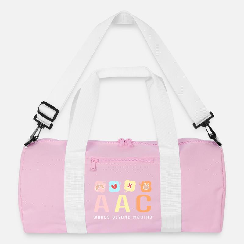 SLP Gebärdensprache AAC Kommunikation Recycelte Duffel Bag