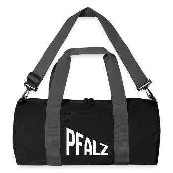 Pfalz - Recycelte Duffel Bag - Schwarz/Graphitgrau - Vorne