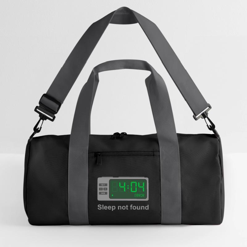Error 404 - Sleep Not Found Recycled Duffel Bag