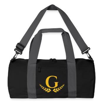 g - Recycled Duffel Bag - black/graphite grey - Front