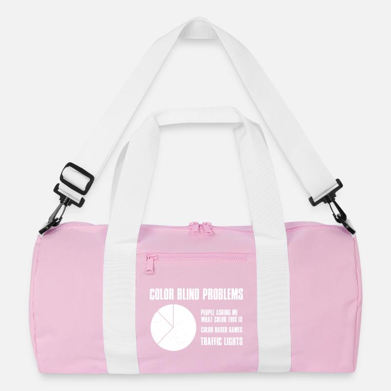 Problèmes de daltoniens Sac de sport recyclé