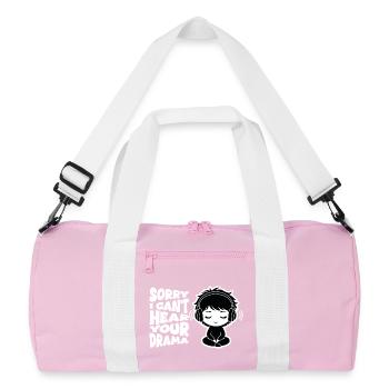 No Drama Casque Audio Manga Relatable - Sac de sport recyclé - rose/blanc - Devant