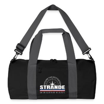 Beaches - Recycled Duffel Bag - black/graphite grey - Front