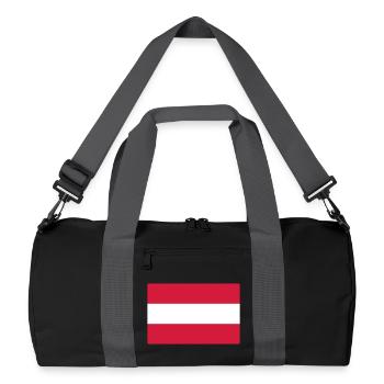 Show your Austrian pride! - Recycled Duffel Bag - black/graphite grey - Front