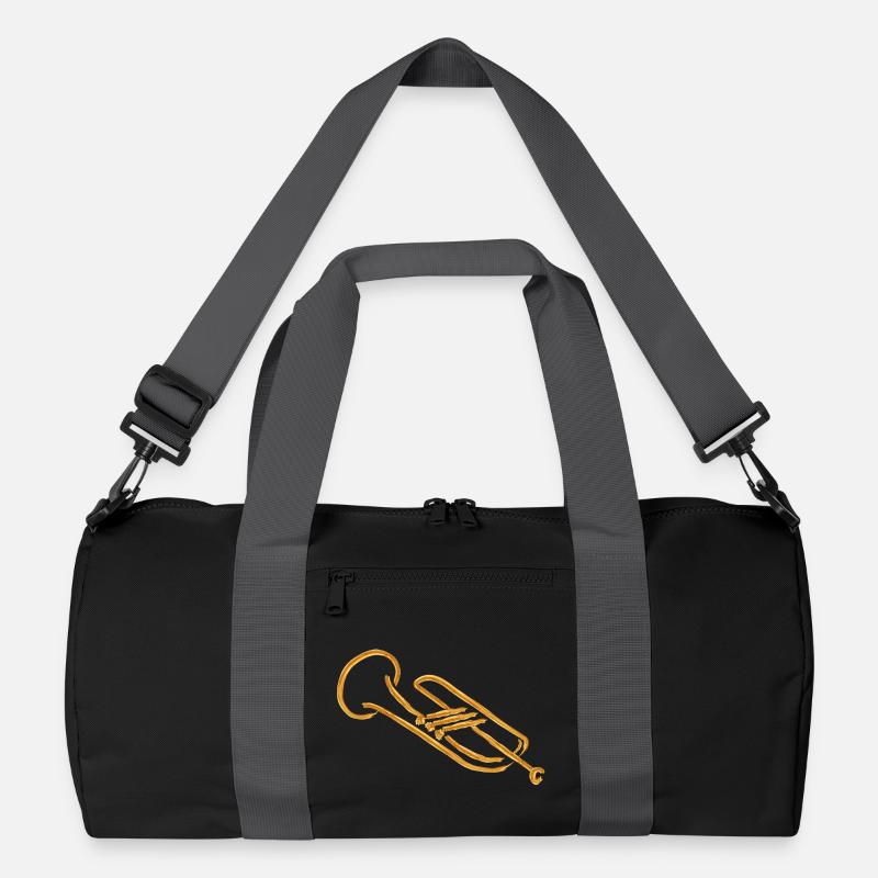 trompete musiker Recycelte Duffel Bag